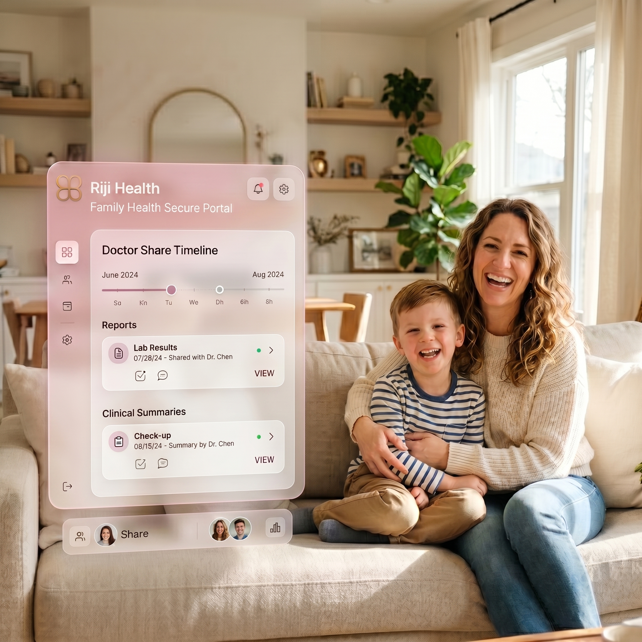 Family Health Dashboard Concept